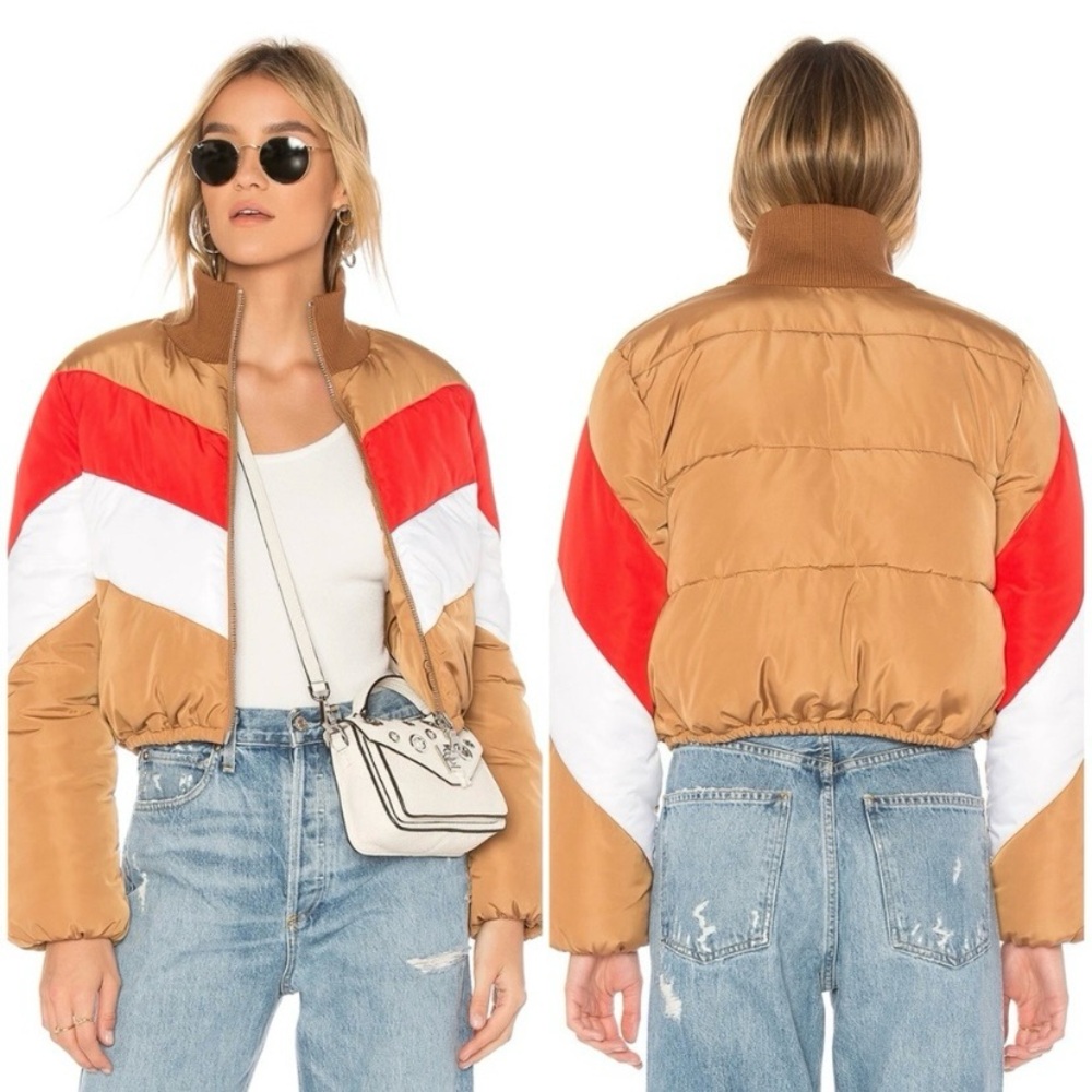 tularosa / senna striped puffer / red brown white / xs